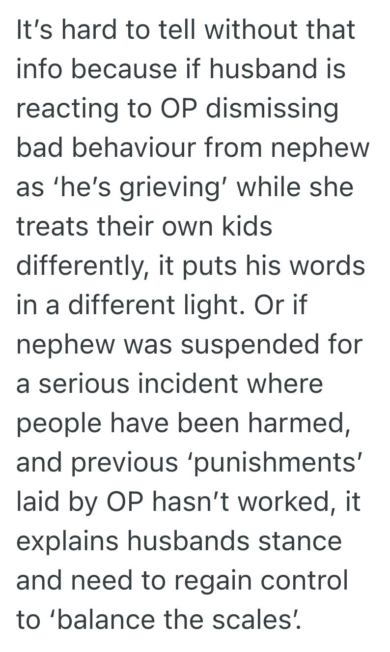Screenshot 2025 05 26 at 3.54.20 PM Wife Disagreed With Her Husbands Harsh Discipline Of Their Nephew, But Her Husband Claimed He Should Make All The Decisions Because He Earns More Money